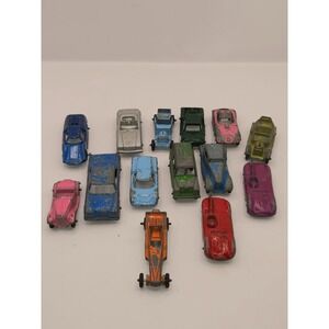 Huge Lot Of 14 Midge Tootsie Toy Die Cast Cars